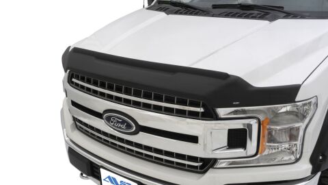 Aeroskin II Hood Protector; Matte Black Low Profile