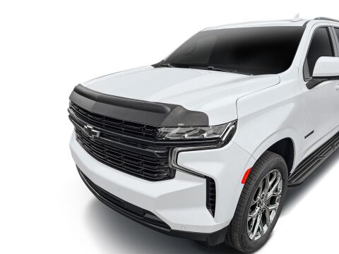 Aeroskin II Hood Protector; Matte Black Low Profile