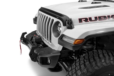 Aeroskin II Hood Protector; Matte Black Low Profile