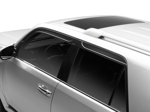 Low Profile Ventvisor Deflector; Smoke; Outside Mount; 4&nbsp;pc.