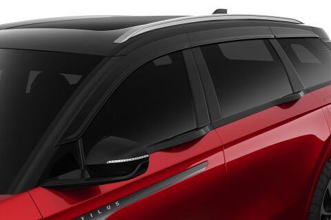 Low Profile Ventvisor Deflector; Smoke; Outside Mount; 6&nbsp;pc.