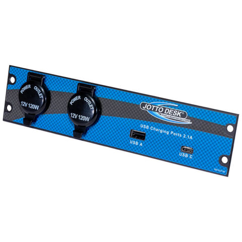 Faceplate w/ Dual USB/12Volt Outlets