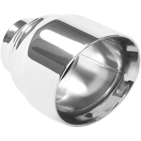 Single Exhaust Tip - 2.5in. Inlet/4.5in.&nbsp;Outlet