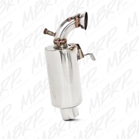 Standard Muffler. Slip-on Design. Packed Muffler.