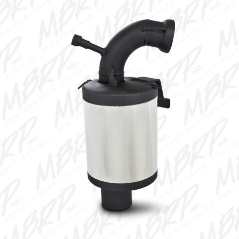 Trail Muffler. Slip-on Design. Packed Muffler.