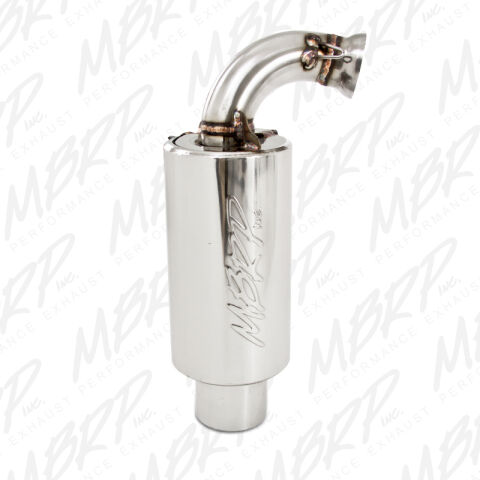Standard Muffler. Slip-on Design. Packed Muffler.