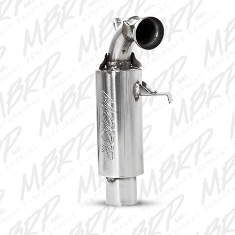 Race Muffler. Slip-on Design. Packed Muffler.