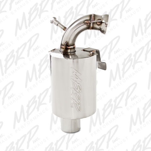 Trail Muffler. Slip-on Design. Packed Muffler.