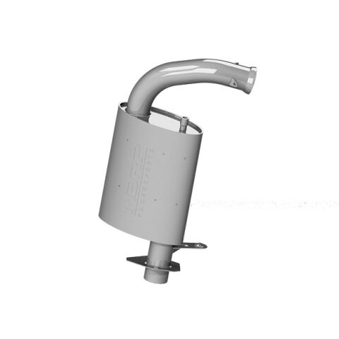 Quiet Trail Muffler. Slip-on Design. Packed Muffler.