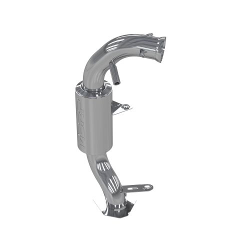 Race Muffler. Slip-on Design. Packed Muffler.