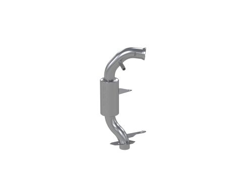 Race Muffler. Slip-on Design. Packed Muffler.
