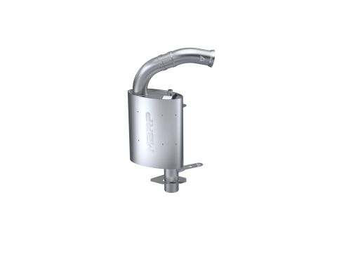 Quiet Trail Muffler.Slip-on Design.Oval&nbsp;Shell.