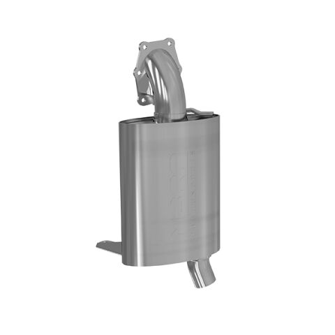 Trail Muffler. Slip-on Design. Packed Muffler.