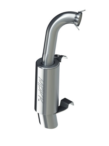 Race Muffler. Slip-on Design. Packed Muffler.