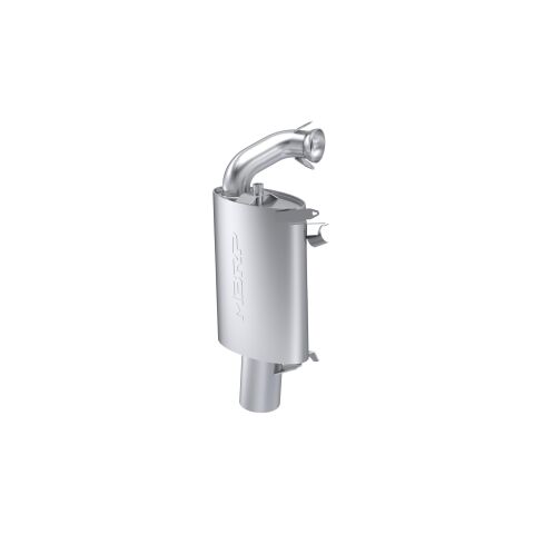 Quiet Trail Muffler. Slip-on Design. Packed Muffler.