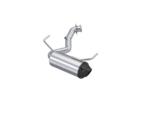 MBRP Single Slip-on Performance Muffler Assembly.