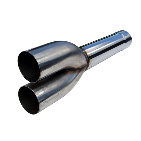 Dual Muffler Bypass 4in. Inlet/Outlet 27.5in. Overall.&nbsp;T409