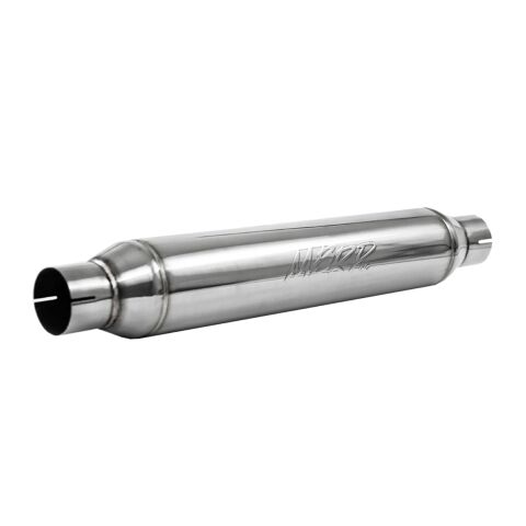 Resonator. 2.5in. Inlet. Outlet. 22in. body. 26in. overall.&nbsp;T304