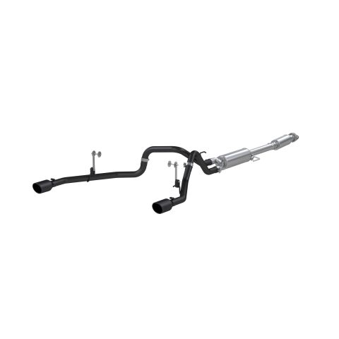 3in. Cat-Back. 2.5in. Dual Split Rear Exit.&nbsp;BLK