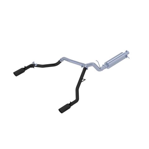 3in. Cat-Back. 2.5in. Dual Split Rear Exit.&nbsp;BLK