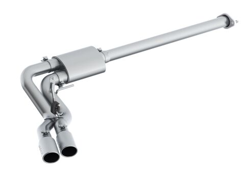 3in. Cat-Back. Pre-Axle Dual Outlet Single Side. Race Version.&nbsp;T409