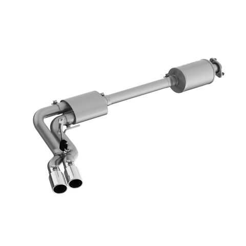 3in. Cat-Back. Pre-Axle Dual Outlet. Passenger Side. Street Version.&nbsp;AL