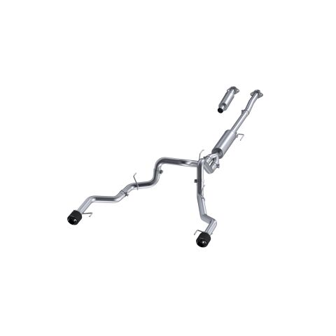 3in. Cat-Back. Dual Split Rear Exit. T304.&nbsp;CF