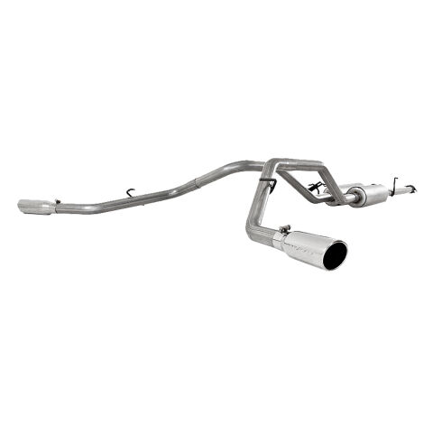 2.5in. Cat-Back. Dual Split Side Exit.&nbsp;T409