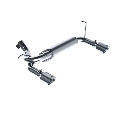 2.5in. Axle-Back. Dual Rear Exit.&nbsp;T409