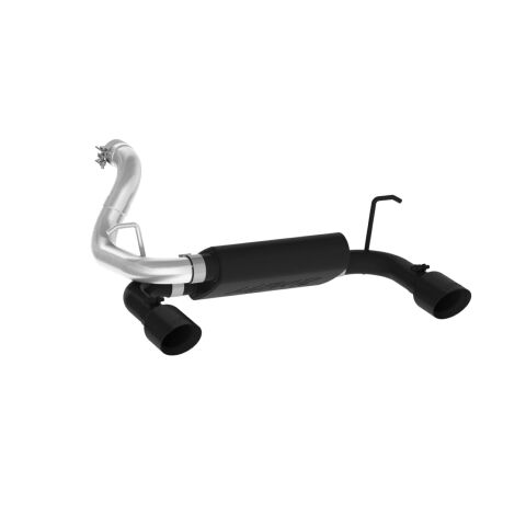 2.5in. Axle-Back. Dual Rear Exit.&nbsp;BLK