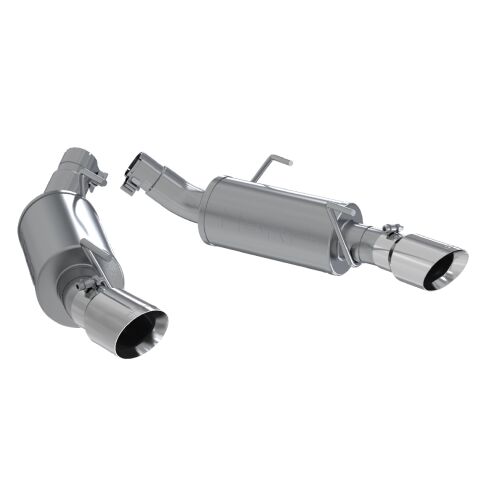 2.5in. Axle-Back. Dual Mufflers. Dual Rear Exit.&nbsp;AL