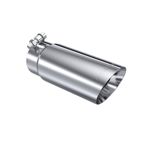 Tip. 3in. O.D. Dual Wall Angled End 3in. inlet 12in. length. T304 Stainless.