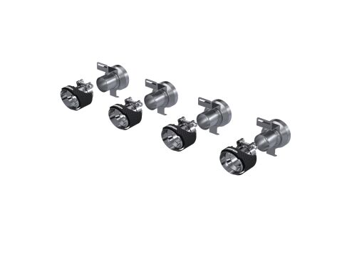 Tips. 4in. O.D Out. 2.5in. ID. Dual Wall. CF&nbsp;T304