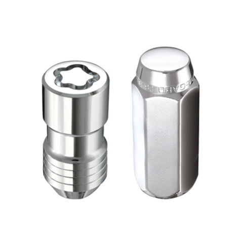 Cone Seat Exposed Style Wheel Installation Kit-Chrome