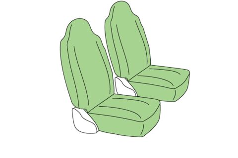 BMW i3 ELECTRIC FRONT SEAT COVER, NEOSUPREME&nbsp;BLACK