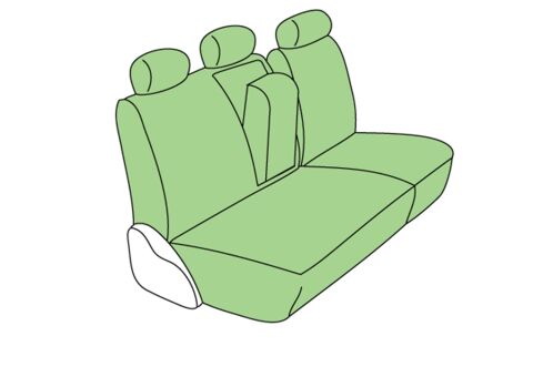 14-21 TOYOTA TUNDRA REAR SEAT COVER, OE&nbsp;TAN