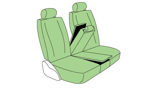 17-22 SUPERDUTY FRONT SEAT COVER, VINYL&nbsp;BLACK