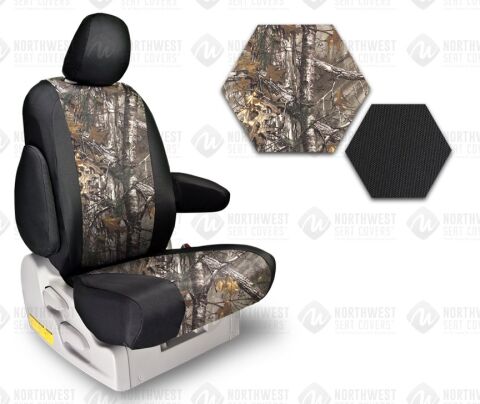 01-10 FORD SUPERDUTY FRONT SEAT COVER, REAL TREE SPORT EXTRA&nbsp;GREY