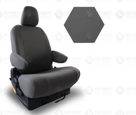 08-10 SUPERDUTY FRONT SEAT COVER, TOTAL CHARCOAL