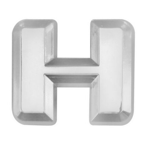 CHROME LETTER&nbsp;H