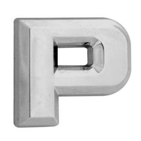 CHROME LETTER&nbsp;P