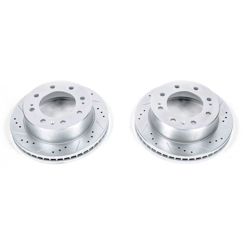 PowerStop Evolution Performance Drilled, Slotted & Plated Brake Rotor&nbsp;Pair