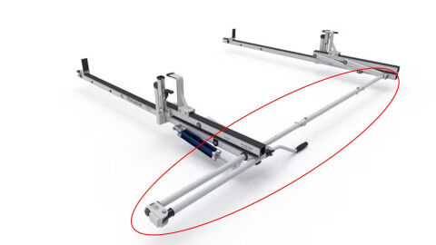 ERGORACK FEATURES; RH LOW ROOF DRIVE SHAFT WITH BENT&nbsp;HANDLE