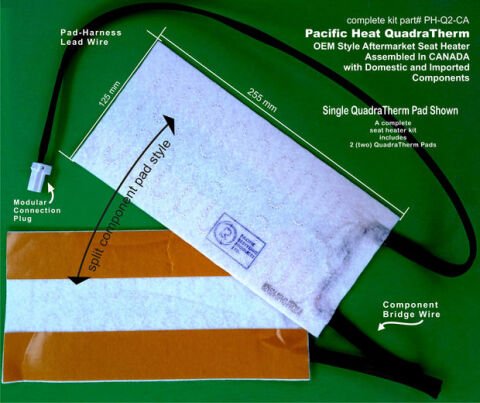 QUADRA THERM SEAT HEATER SYSTEM ** USE ROSSHSB1&nbsp;**