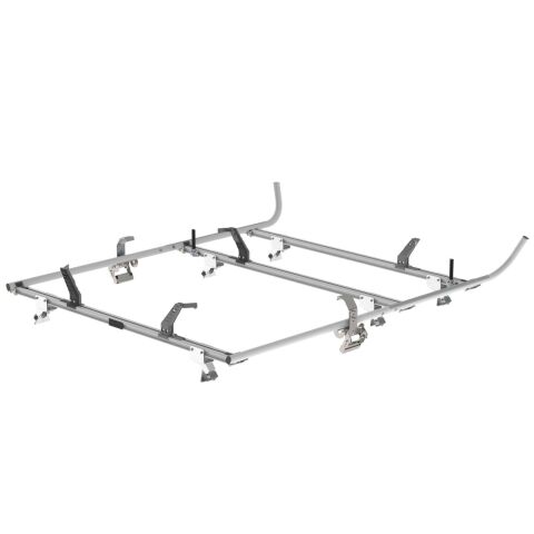 Double Clamp Ladder Rack For GM Savana / Express, 3 Bar&nbsp;System