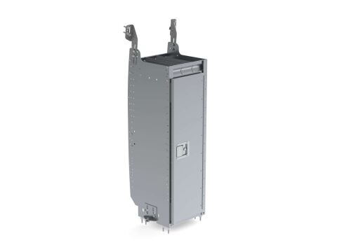 Locker, Contoured, 43 1/2" X 14"