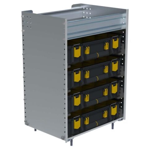Partskeeper Cabinet, Composite Aluminum ONCE GONE  USE RANC2-PA18-4