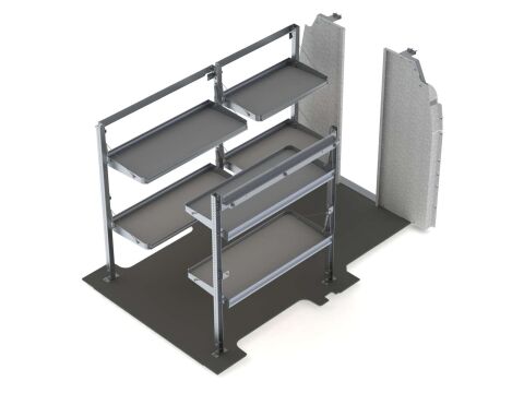 Delivery Van Shelving Package, Ford Transit Med Roof, 130"&nbsp;WB