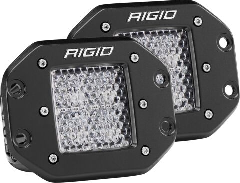 D-Series PRO LED Light, Diffused Lens, Flush Mount,&nbsp;Pair
