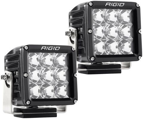 D-XL PRO LED Light, Flood Optic, Surface Mount, Black Housing,&nbsp;Pair